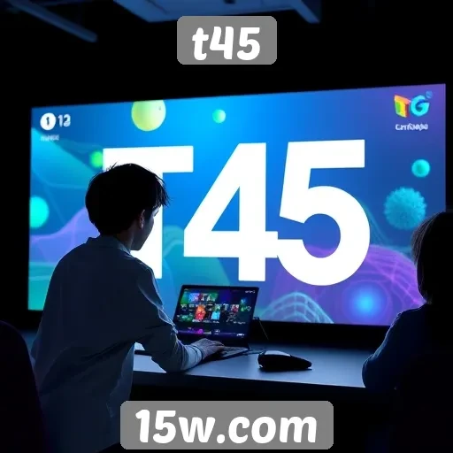 Exploração das funcionalidades interativas do site t45